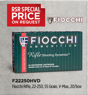 FIOCCHI 22-250REM 55GR VMAX 20/200
