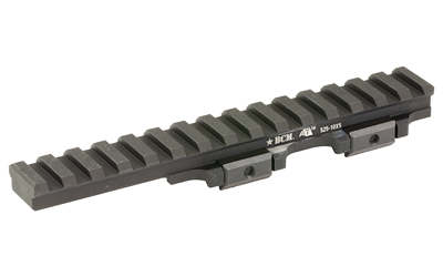 Bravo Company A/T 525-10X5 Optic Riser Fits Picatinny 6.125" Long 0.525" Height Anodized Finish Black BCM-OR-AT-525-10X5