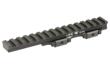 Bravo Company A/T 525-10X5 Optic Riser Fits Picatinny 6.125" Long 0.525" Height Anodized Finish Black BCM-OR-AT-525-10X5