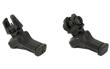 F.A.B. Defense Off Set Flip Up Sights Front and Rear Fits Picatinny Black FX-FRBSOSB