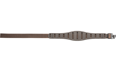 Quake Claw Contour 2 Point Rifle Sling Brown Includes Hush Stalker II QD Metal Sling Swivels 53006-0